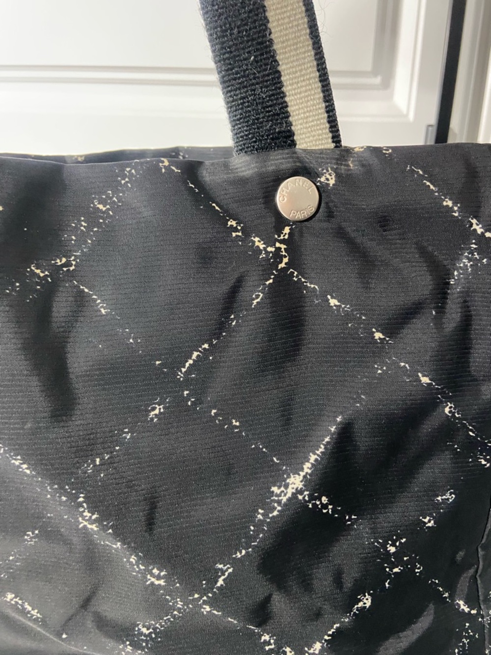 Authentic CHANEL Quilted Nylon Tote Bag - Picture 11 of 11